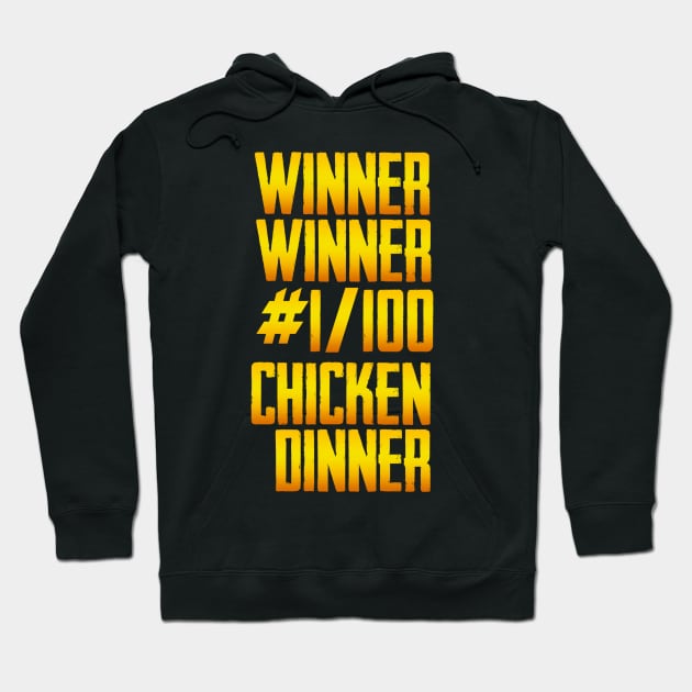 PUBG - Winner Winner Chicken Dinner Hoodie by HKartworks